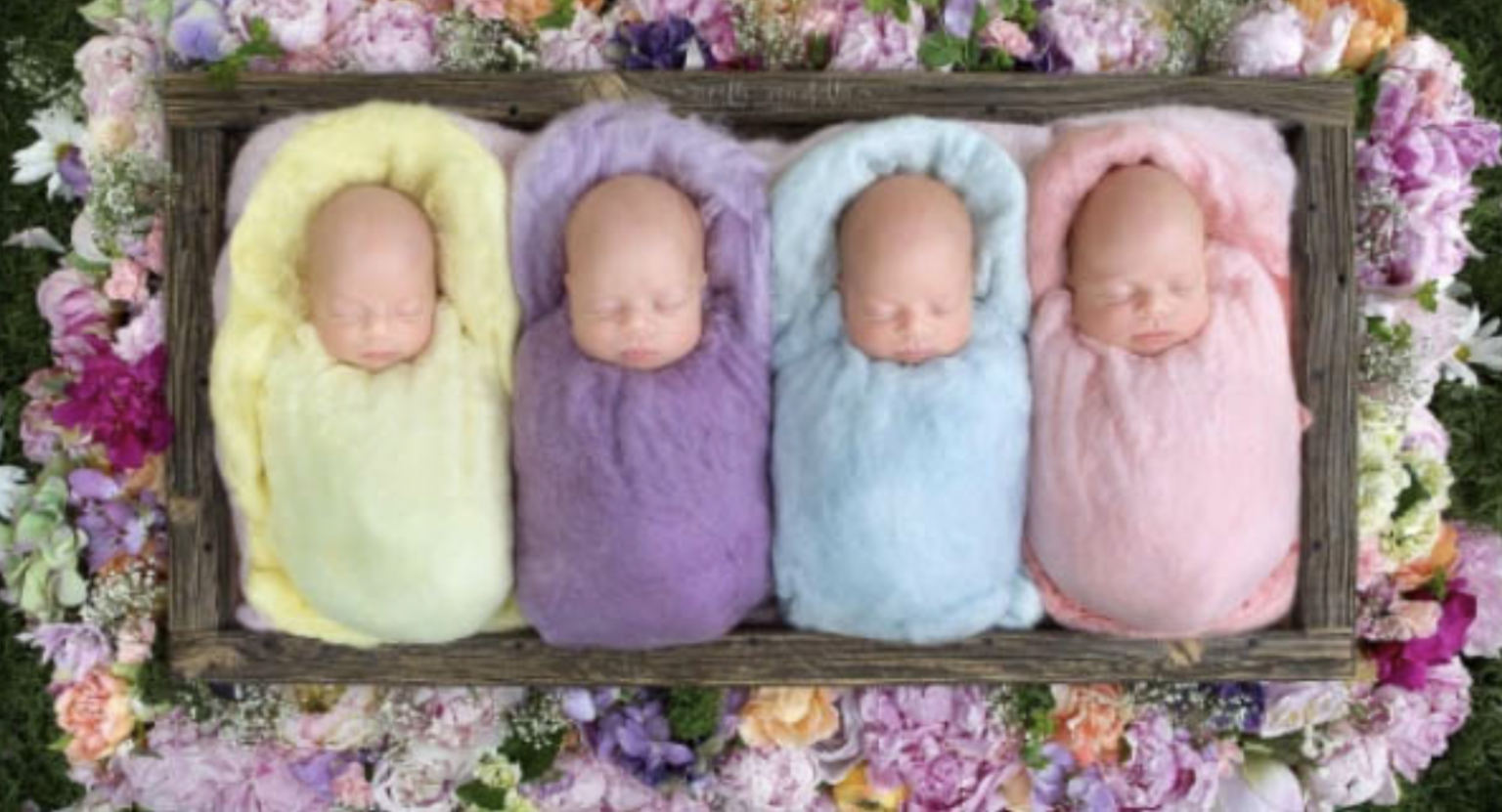Mom Beat Odds Of One In Million To Give Birth To Identical Quadruplets It S Interesting
